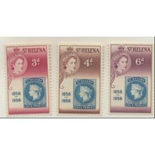 St. Helena Stamps Scott #153 To 155, Mint Hinged