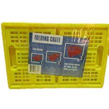 Folding Plastic Crate 12" L x 8" D x 6" H