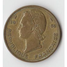 FRANCE COIN - 25 FRANCS 1956/VF