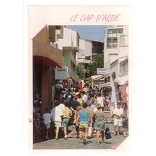 RUE DE LA FLANERIE, LE CAP D'AGDE, FRANCE used vintage postcard 1998 postmark #