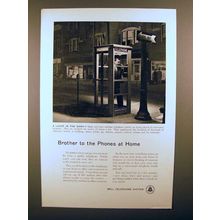 1955 Bell Telephone Ad - Brother to the Phones at Home