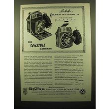 1959 Linhof Super Technika 23, Technika Press Camera Ad