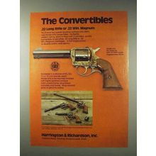 1976 Harrington & Richardson Model 676 Revolver Ad - Convertibles