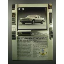 1983 Buick Century Ad - Technology of the Century