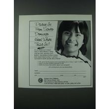 1986 Futures for Children Ad - Patsy is From Santo Domingo
