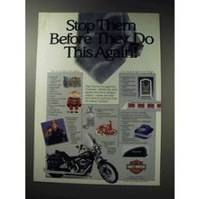 1988 Harley-Davidson Motorcycles Ad - Stop Them