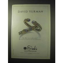 2000 David Yurman Jewelry Ad - Blue Ice Collection