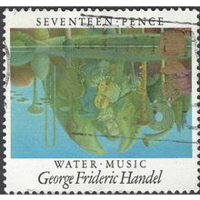 GB, Handel, Water Music, green 1985, 17p, #2