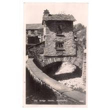 OLD BRIDGE HOUSE, AMBLESIDE, unused postcard RP Atkinson & Pollitt of Kendal =