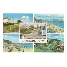 multiview, SHANKLIN, ISLE OF WIGHT used vintage postcard 1970 postmark