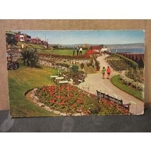 GREENHILL GARDENS, WEYMOUTH, DORSET used vintage postcard by Constance 1971 pm =