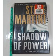 shadow of power by steve martini 1st 2008 ex-library hardback/dust jacket