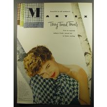 1953 Martex Terry Tweed Towels Advertisement - Beautiful as all outdoors!