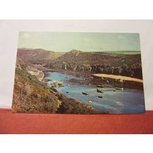 SOLVA Pembrokeshire, Wales used vintage postcard 1966 postmark #