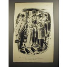 1954 Cartoon by Whitney Darrow, Jr. - I wouldn't have shot him