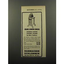 1956 Hammacher Schlemmer Double Book Phone Stand Advertisement - Our own Idea