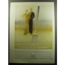 1957 Wallace Discovery Sterling Silverware Ad - Discovery the great news