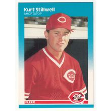 1987 Fleer Kurt Stillwell baseball Rookie card #215 - RC