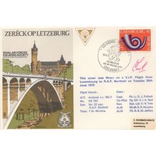Zereck Op Letzeburg Luxembourg RAF Escaping Society Military Signed FDC