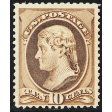 209, Mint NH 10¢ (Light gum crease) SCV $525 * Stuart Katz