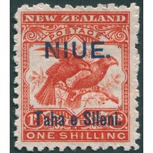 Niue 1903 1s bright red SG16 MNH