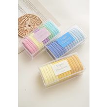 Pink Rainbow Colors High Elastic 15pcs/set Hair Tie without Box