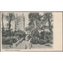 Gulval Church, Penzance, Cornwall, c.1902 - Valentine's Postcard