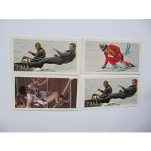 Lot of 4 1979 Brooke Bond Tea cards OLYMPIC GREATS