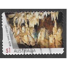 AUS 2017 $1.00 (S/A)'CAVES -CLIEFDEN CAVE' FINE USED (EBID63-904)