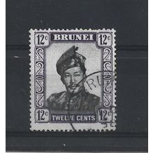 Brunei.SG107 12c Sultan Omar Ali Saifuddin.Fine Used.Aug25o