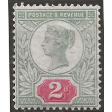 1887 SG200 2d Green & Carmine Mounted Mint ..