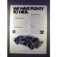 1972 Chevy Vega Car Ad - We Have Plenty to Hide
