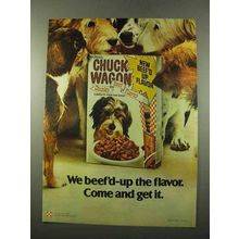 1975 Purina Chuck Wagon Dog Food Ad - Beef'd-up