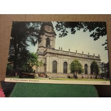ST. PHILIP'S CATHEDRAL BIRMINGHAM WARWICKSHIRE unused postcard by E T W Dennis =
