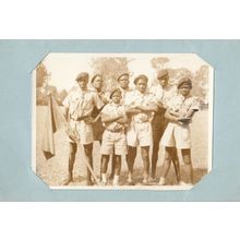 Kenya Scout Scouting Antique 1960s Christmas Card Photo From African Unit Group