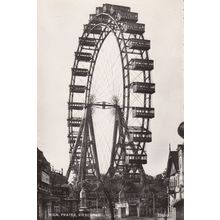 Wien Austria Roundabout Prater Real Photo Postcard