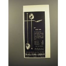 1953 Black, Starr & Gorham Spoons Advertisement - Sip and Stir