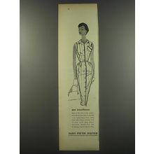 1956 Saks Fifth Avenue Fashion Ad - Par Excellence