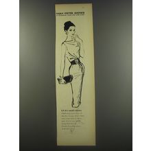 1956 Saks Fifth Avenue Dress Ad - S.F.A's social column