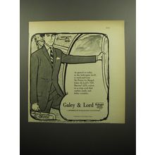 1957 Galey & Lord Sir Perior Suit by Haspel Ad - As geared to today