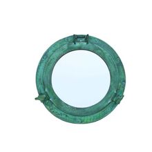 Brass Deluxe Class Titanic Shipwrecked Decorative Ship Porthole Mirror 12""