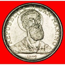 Ⰶ ITALY (1972-2001): SAN MARINO ★ 2 LIRAS 1972R TOWERS! UNC★LOW START★NO RESERVE