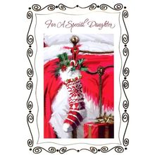 For A Special Daughter - CHRISTMAS GREETING CARD - 20525
