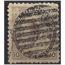 Canada 1898 SG163 10c Pale Brownish-Purple Good Used ..