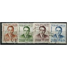 1962/1965 4 different values - #253 fine used (o)