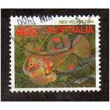 AUS 1984 40c 'MARINE LIFE -RED VELVETFISH' FINE USED (EBID28-912)