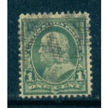 Used 279 1c Benjamin Franklin Just Clears M04294