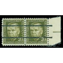 1289 20c George Marshall Fine MNH Pair PreCnx R0885