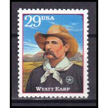 2869j 29c Wyatt Earp Fine MNH V2588