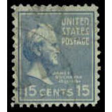 Used 820 15c James Buchanan Fine M07999